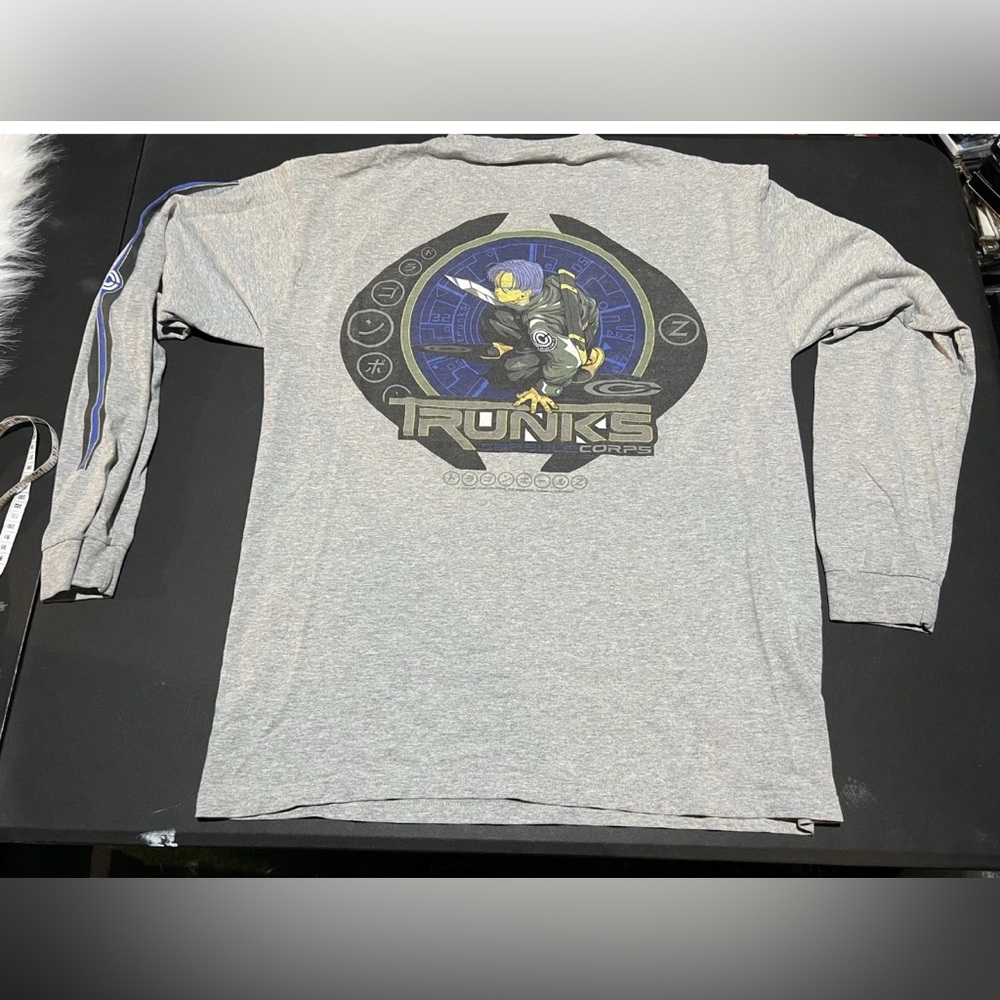 Vintage 90s DBZ Future Trunks Anime Long Sleeve Y2K